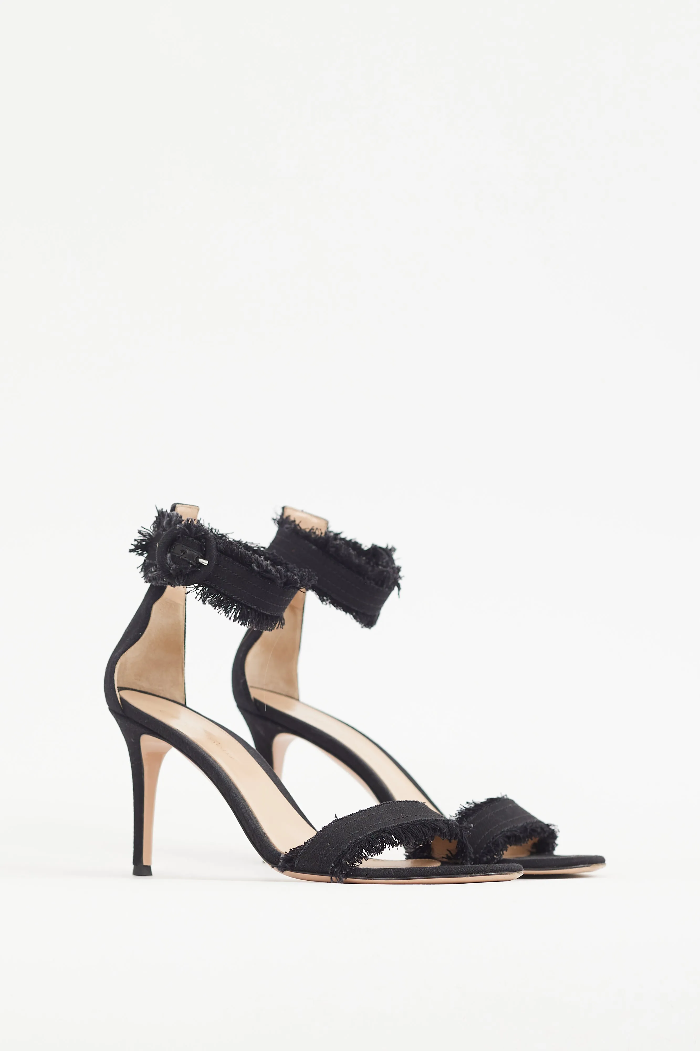 Black Denim Lola Heel