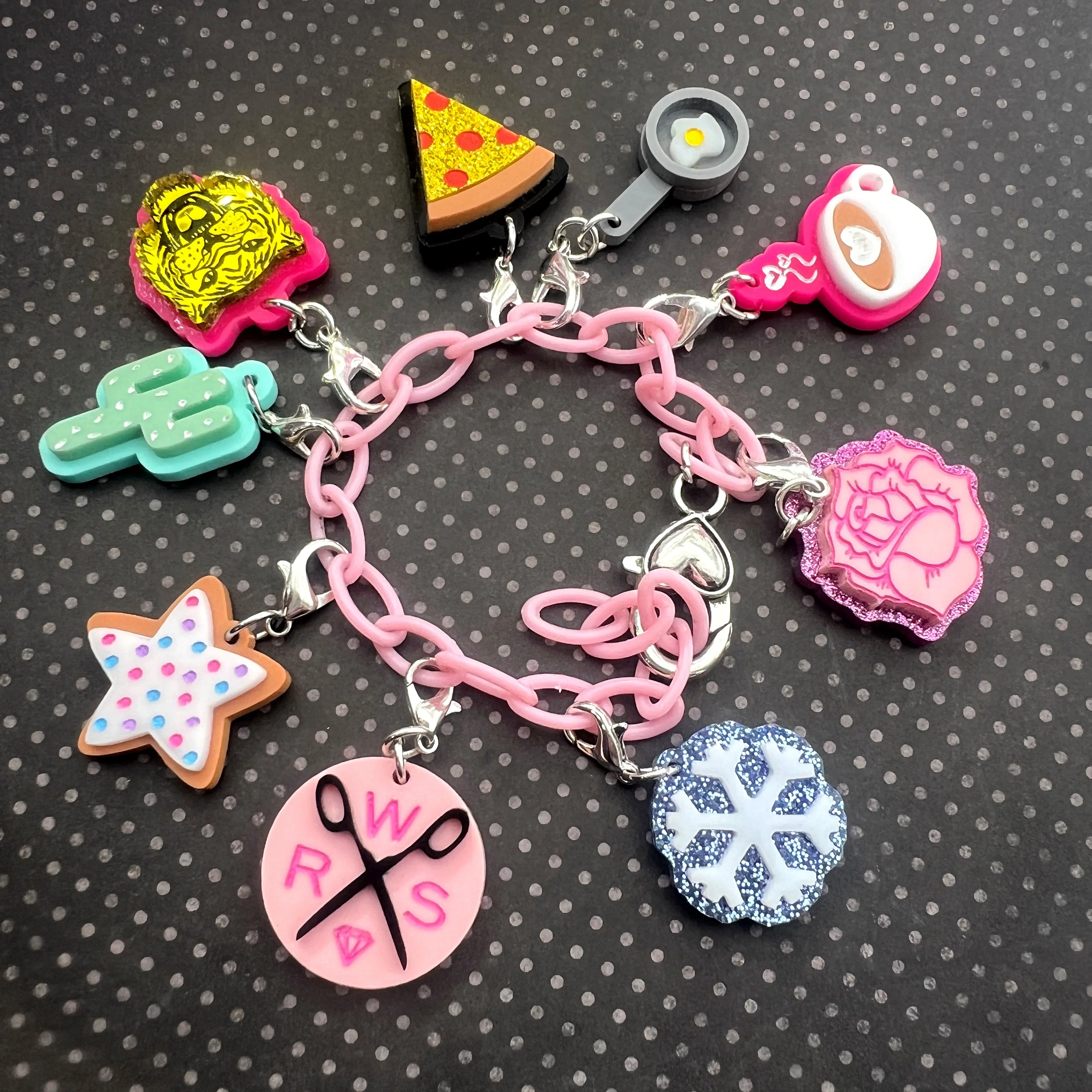 Flirty Flamingo Bestie Charm