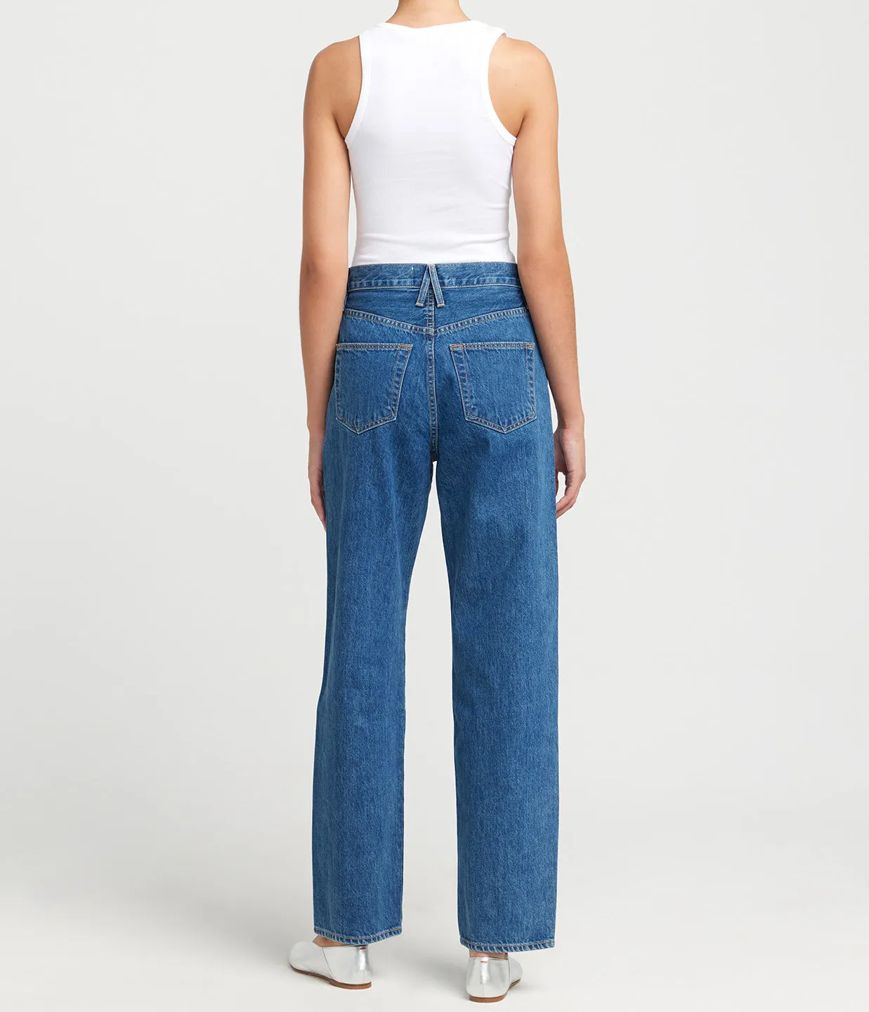Koko High Rise Straight Jean in Claremont