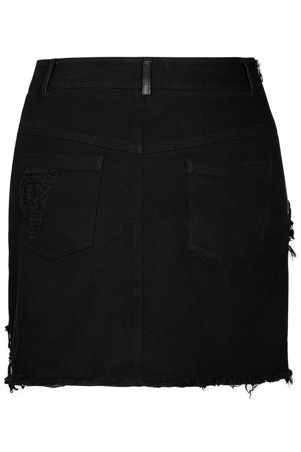 Little Black Raincloud Mini Skirt