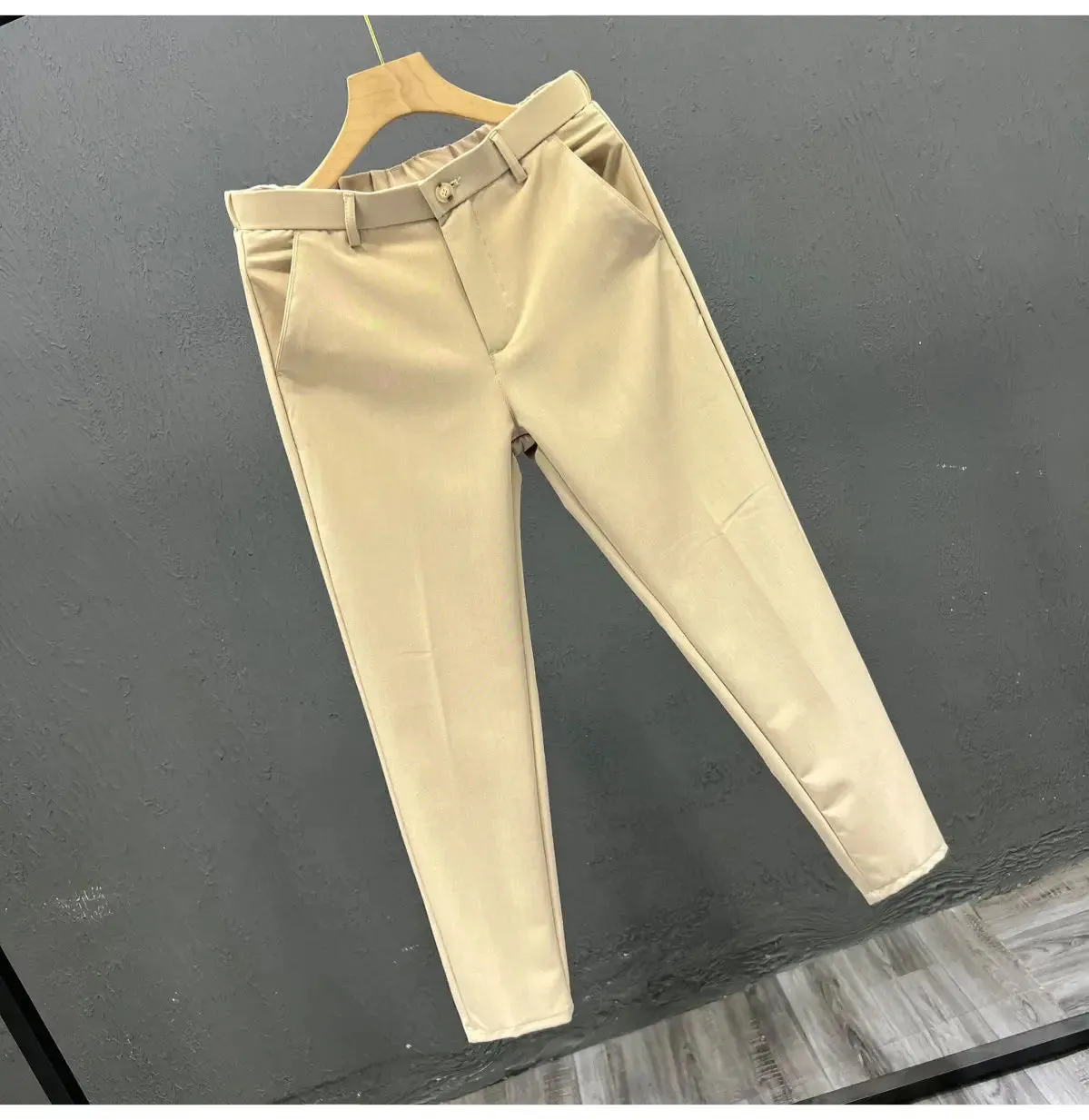 Men's Clothing Summer Fashion Business Casual Suit Pants 59309 L