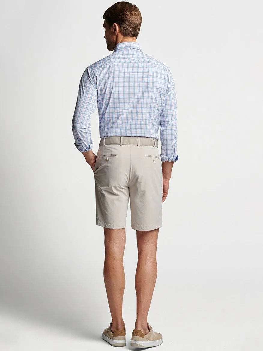 Peter Millar Surge Performance Short in Oatmeal