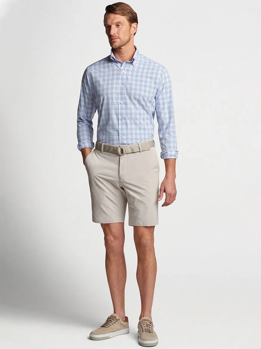 Peter Millar Surge Performance Short in Oatmeal